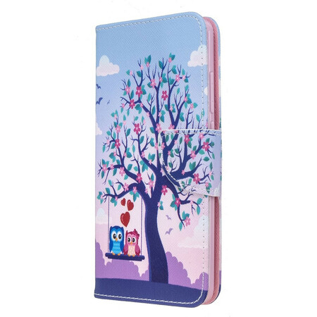 Xiaomi Redmi 8 Hülle Eulen Auf Der Schaukel