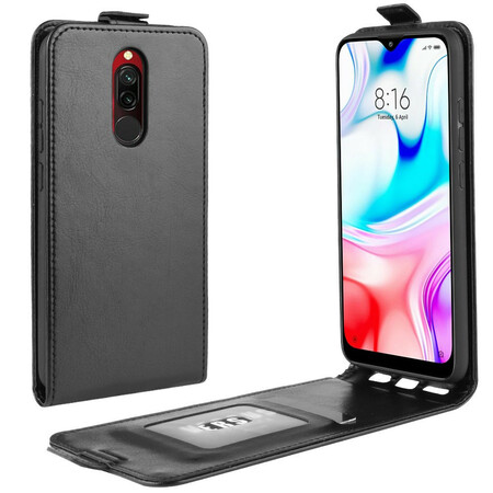Xiaomi Redmi 8 Klappbare Hülle in Lederoptik