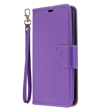 Xiaomi Redmi 8 Tasche mit Lederoptik Litschi Bunte Riemen