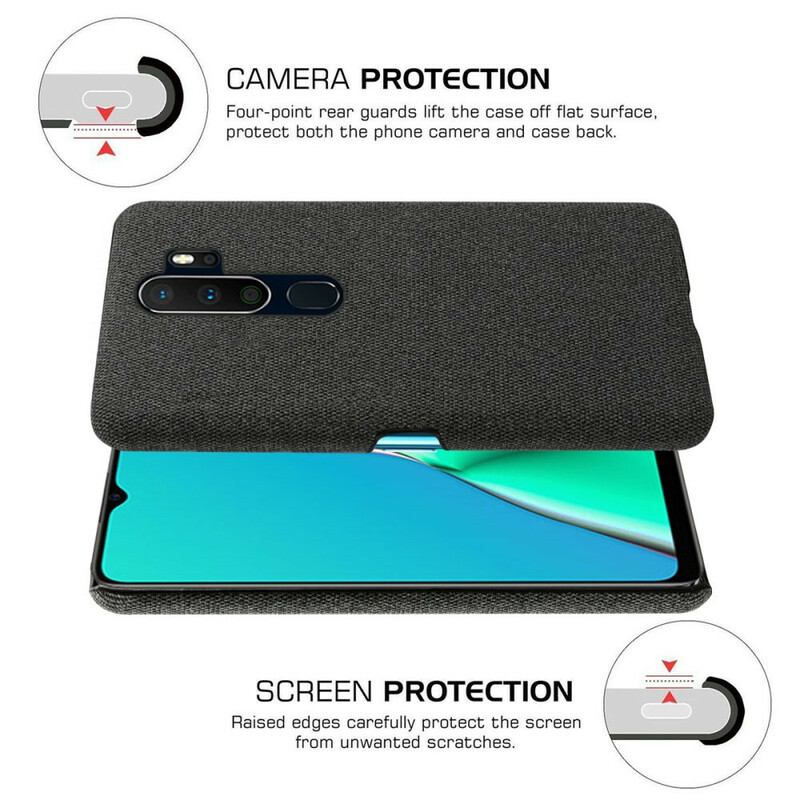Oppo A9 2020 Stoff Texture Cover KSQ
