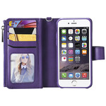 iPhone 8 / 7 / 6S / 6 Hülle abnehmbar Brieftasche
