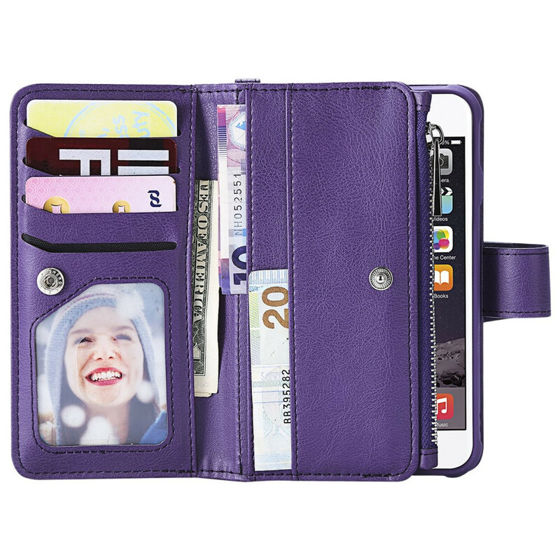 iPhone 8 / 7 / 6S / 6 Hülle abnehmbar Brieftasche