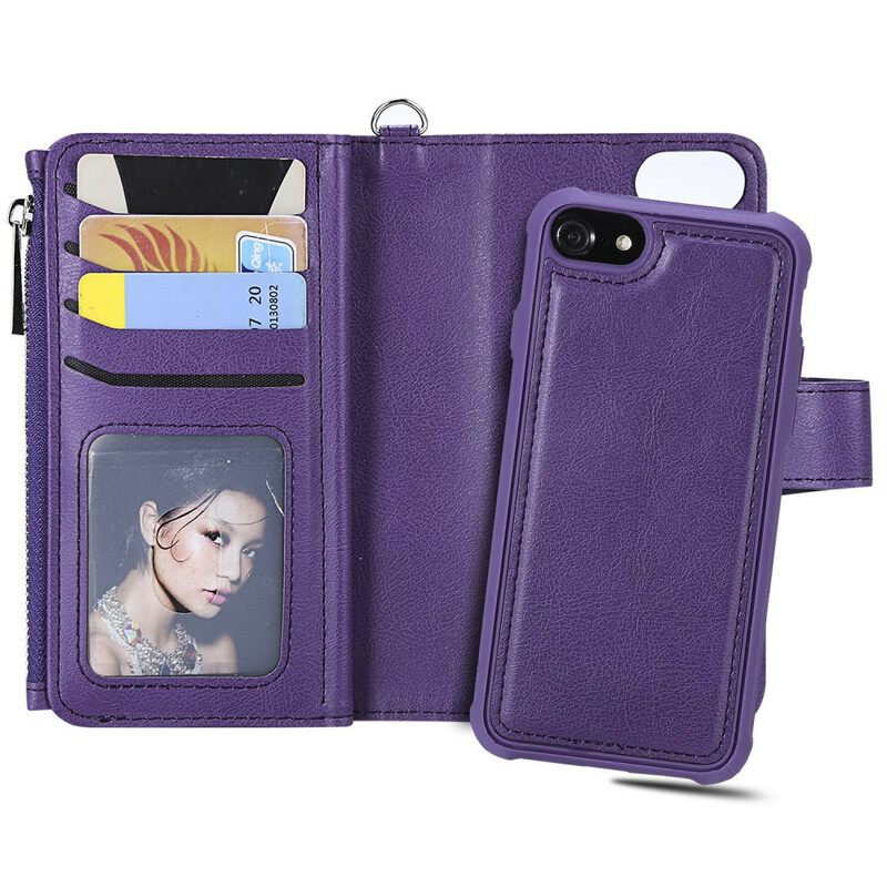 iPhone 8 / 7 / 6S / 6 Hülle abnehmbar Brieftasche