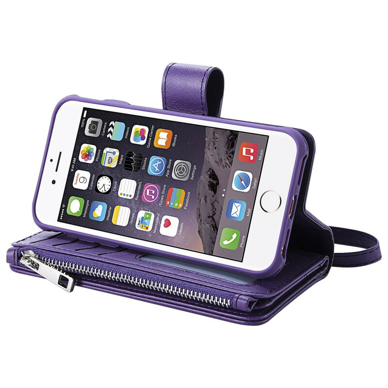 iPhone 8 / 7 / 6S / 6 Hülle abnehmbar Brieftasche