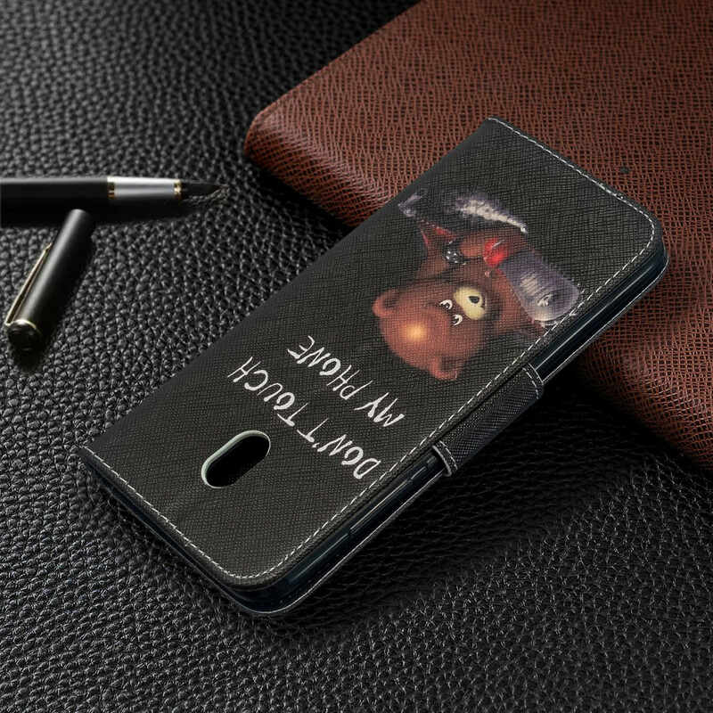 Xiaomi Redmi 8A Tasche Gefährlicher Bär