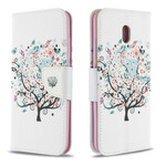 Xiaomi Redmi 8A Flowered Tree Hülle