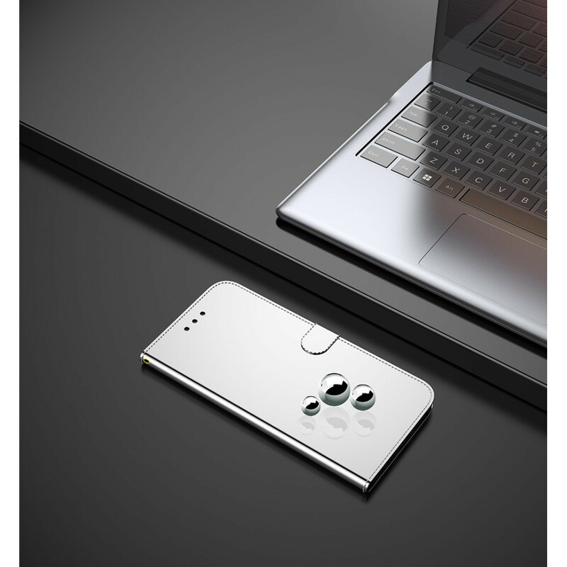 Hülle Xiaomi Redmi 8A Kunstleder Cover Spiegelung