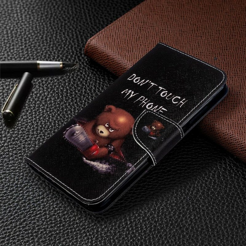 Xiaomi Redmi Note 8T Tasche Gefährlicher Bär