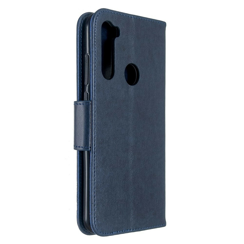 Xiaomi Redmi Note 8T Tasche Bedruckte Schmetterlinge mit Riemen