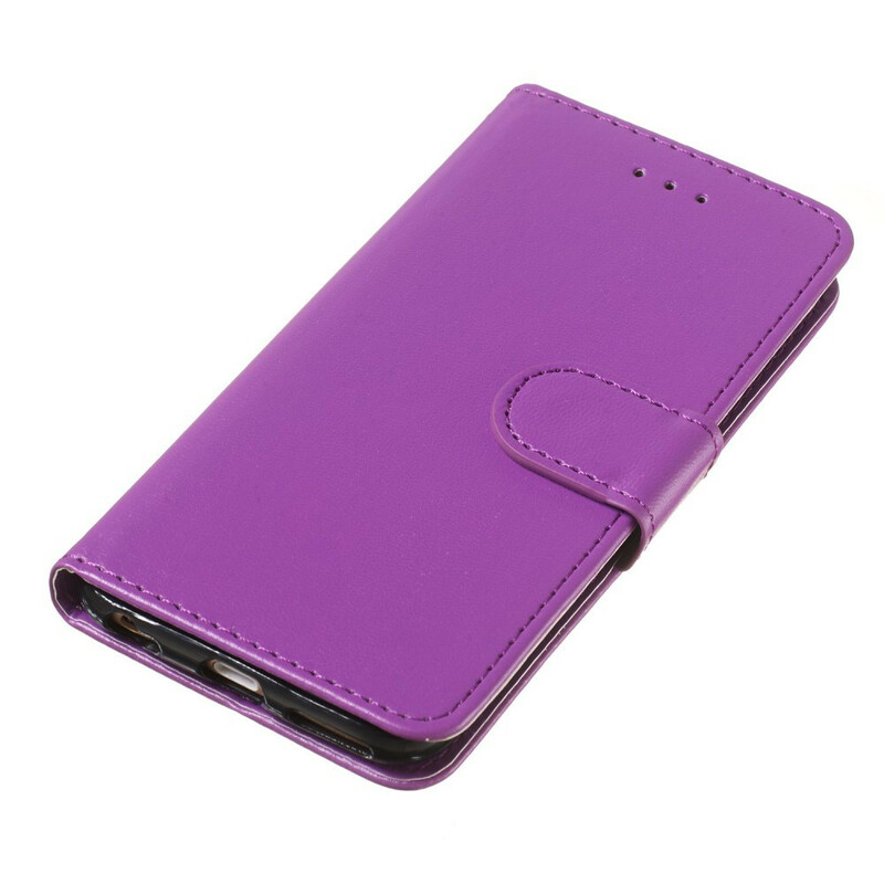 iPhone 6/6S Hülle mit Riemen in Pure Color Lederoptik