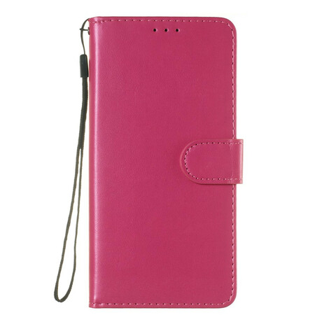 iPhone 6/6S Hülle mit Riemen in Pure Color Lederoptik
