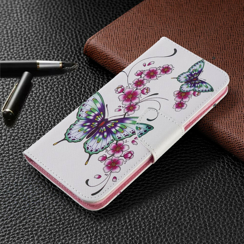 Xiaomi Redmi Note 8T Hülle Wunderbare Schmetterlinge