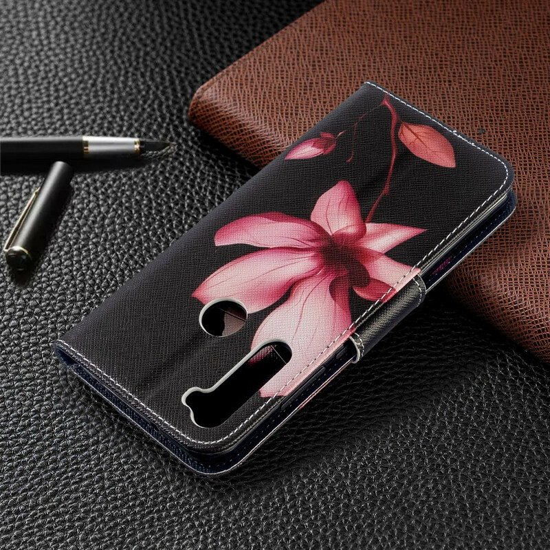 Xiaomi Redmi Note 8T Hülle Blume Rosa