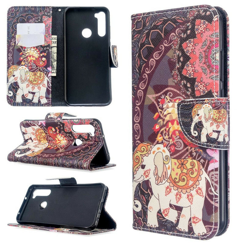 Xiaomi Redmi Note 8T Hülle Indische Elefanten