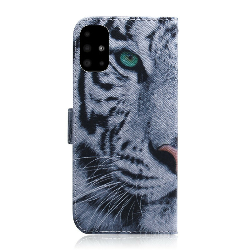 Samsung Galaxy A51 Tiger Face Hülle
