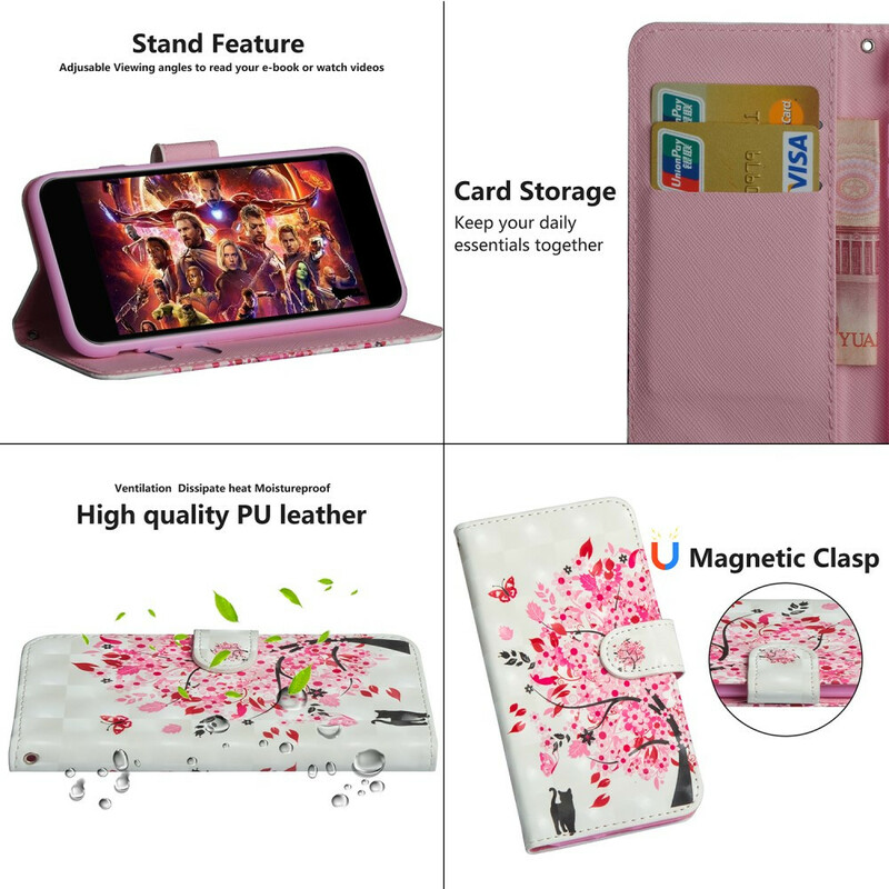 Hülle Samsung Galaxy A51 Baum Pink