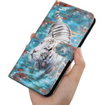 Samsung Galaxy A51 Tiger im Wasser Hülle