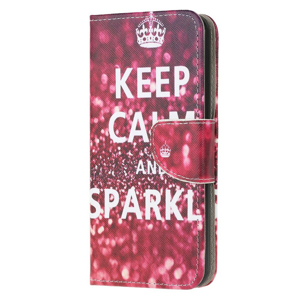 Hülle Samsung Galaxy A51 Keep Calm and Sparkle