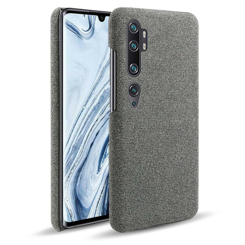 Xiaomi Mi Note 10 Hülle Textur Stoff KSQ