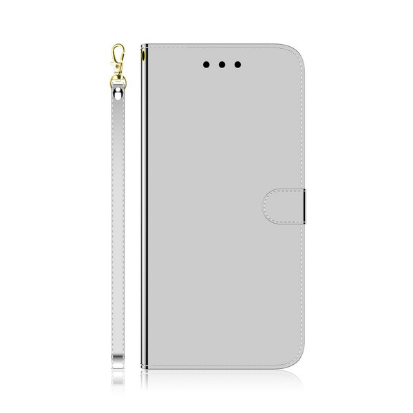 Hülle Xiaomi Mi Note 10 Kunstleder Cover Spiegelung