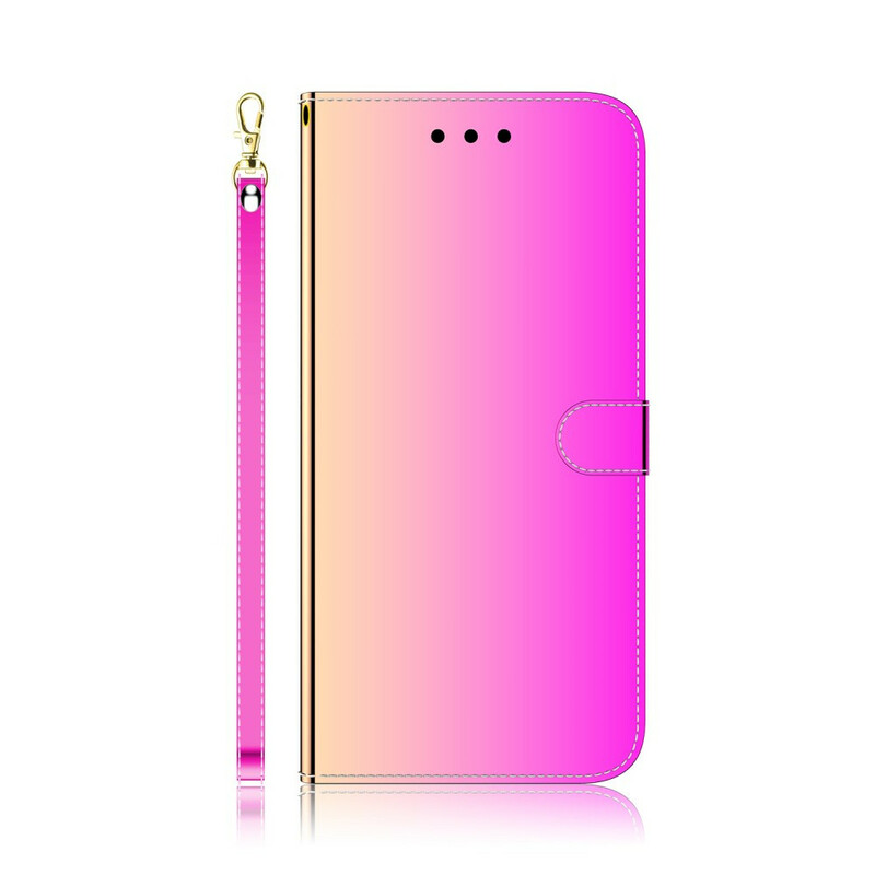 Hülle Xiaomi Mi Note 10 Kunstleder Cover Spiegelung