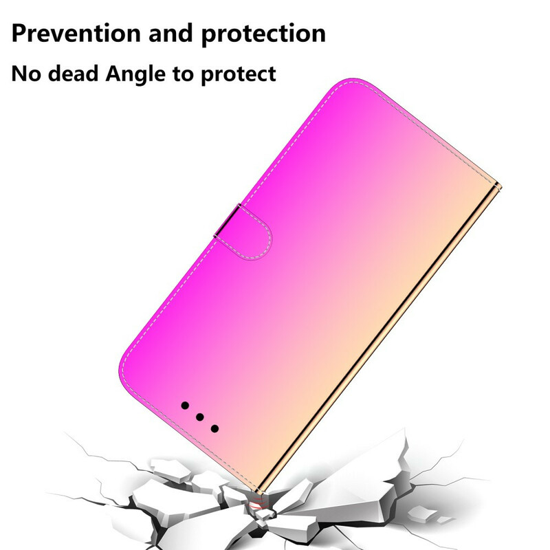 Hülle Xiaomi Mi Note 10 Kunstleder Cover Spiegel