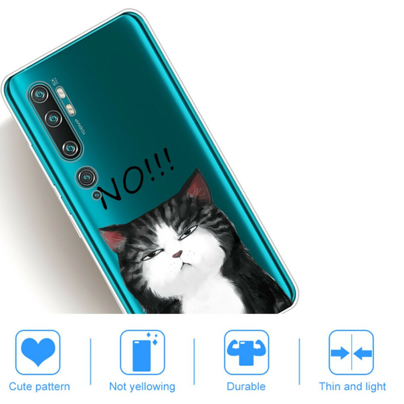Xiaomi Mi Note 10 Cover Die Katze, die Nein sagt