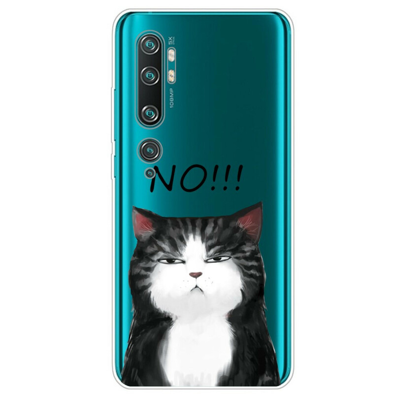 Xiaomi Mi Note 10 Cover Die Katze, die Nein sagt