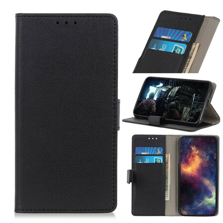 Hülle Samsung Galaxy Note 10 Lite Klassische Lederoptik