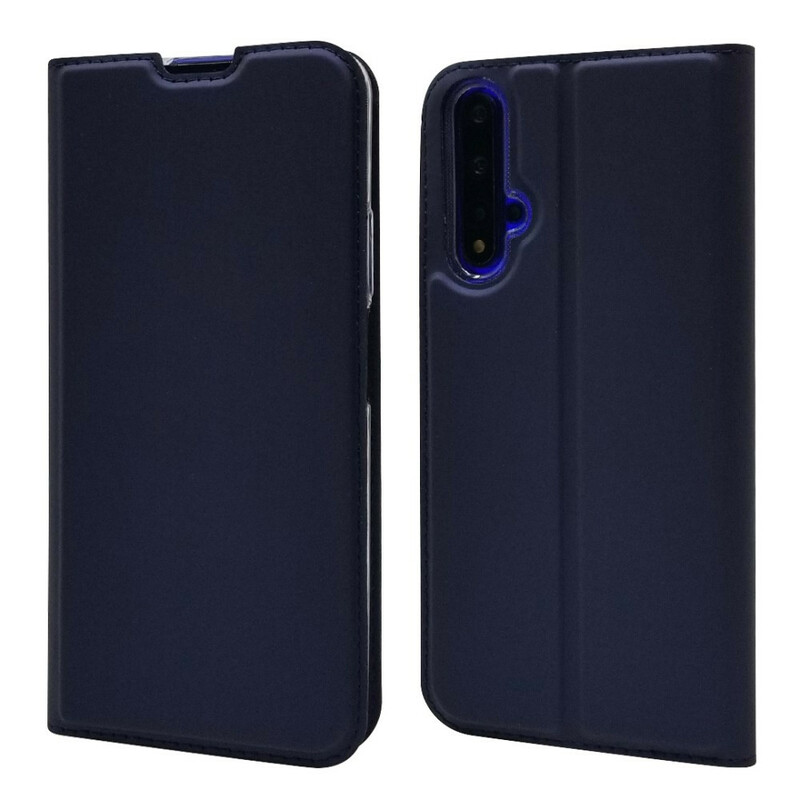 Flip Cover Honor 20 / Huawei Nova 5T Style Leder Integrierte Verschluss