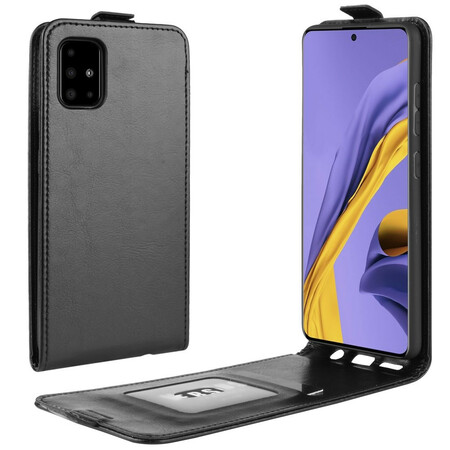 Samsung Galaxy A51 Klappbare Hülle in Lederoptik