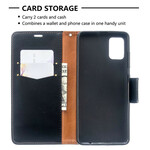 Hülle Samsung Galaxy A51 Litschi Oblique Klappe