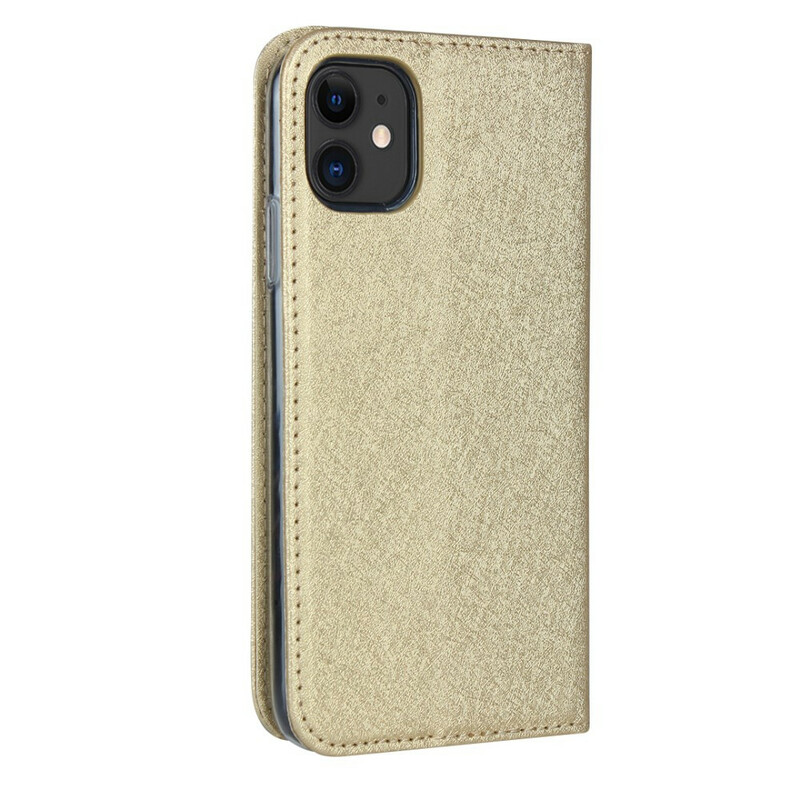 Flip Cover iPhone 11 Style Weiches Leder mit Riemen