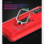 Samsung Galaxy A51 Ring und Kohlefaser Cover