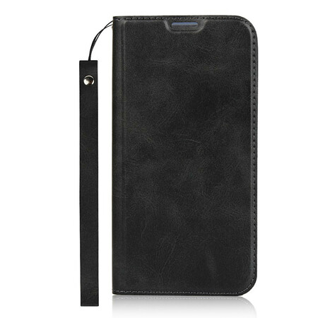 Flip Cover iPhone 8 Plus / 7 Plus Kunstleder mit Trageriemen