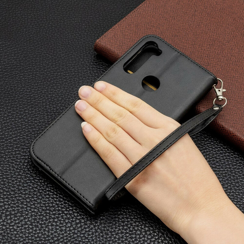 Xiaomi Redmi Note 8T Glatte Hülle Schräge Klappe