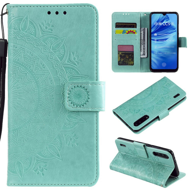 Xiaomi Mi A3 Mandala Sonne Tasche