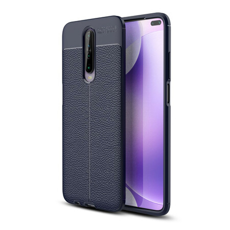 Xiaomi Redmi K30 Lederoptik Litschi Double Line Cover