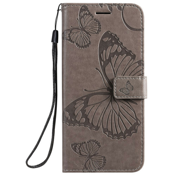 Samsung Galaxy A51 Riesige Schmetterlinge Tasche mit Riemen
