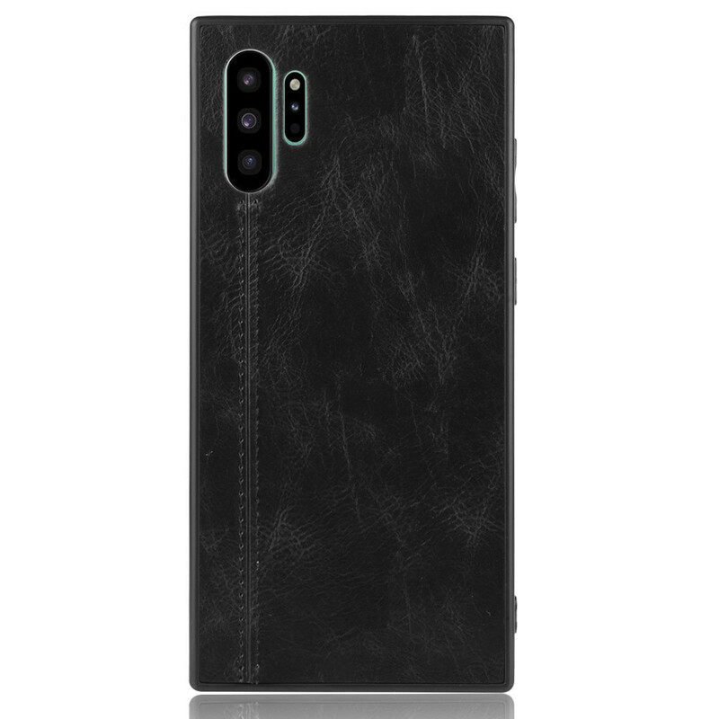 Hülle Samsung Galaxy Note 10 Plus Style Leder Nähte