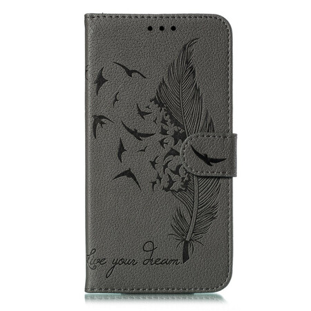 Samsung Galaxy A20e Kunstleder Hülle Live Your Dream