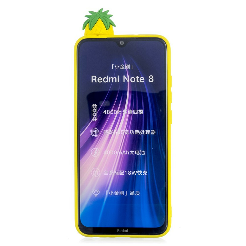 Xiaomi Redmi Note 8T 3D Ananas Cover