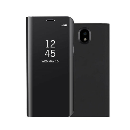 View Cover Samsung Galaxy J7 2017 Spiegel Und Leder-Effekt