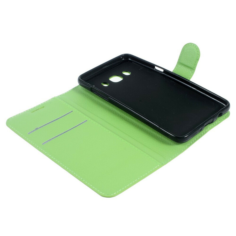 Hülle Samsung Galaxy J5 2016 Kunstleder Litchi