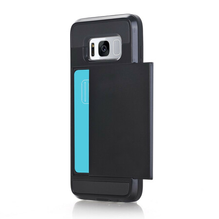 Hülle Samsung Galaxy S7 Rigid Flashy Kartenhalter