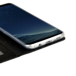Flip Cover Samsung Galaxy S8 Effekt Leder Seidenstruktur CMAI2