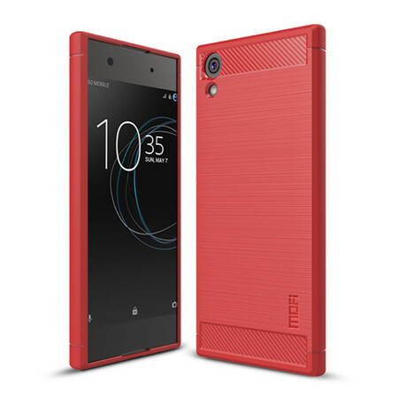 Sony Xperia XA1 Kohlefaser Cover Gebürstet IMAK