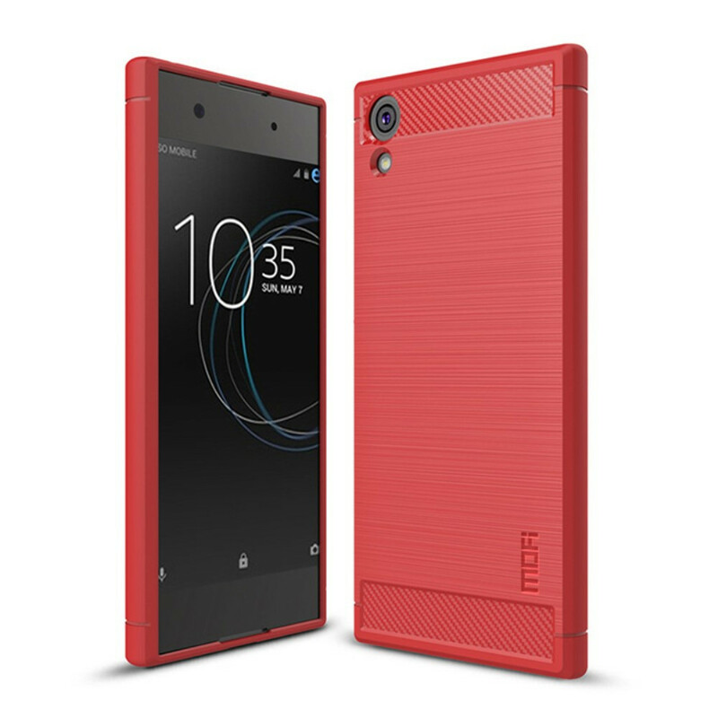 Sony Xperia XA1 Kohlefaser Cover Gebürstet IMAK