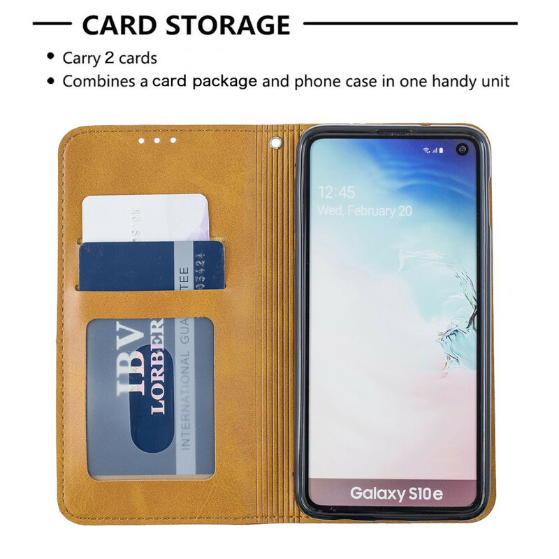 Flip Cover Samsung Galaxy S10e Style Künstlerin