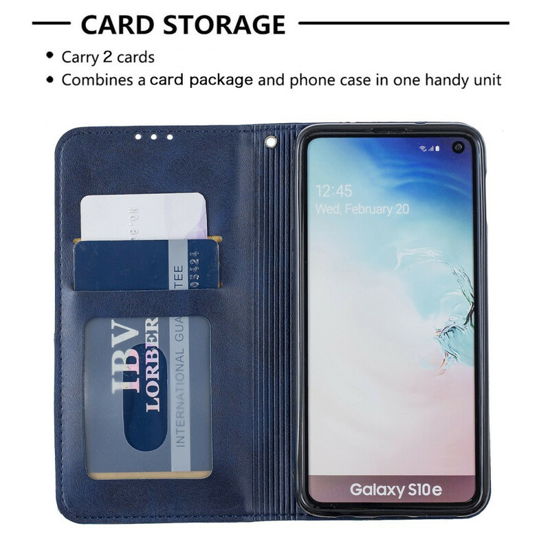 Flip Cover Samsung Galaxy S10e Style Künstlerin